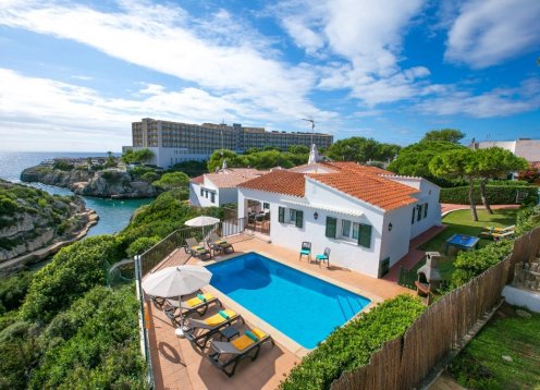 Villa Rivera in Calan Forcat, Menorca – Stunning Bay Views