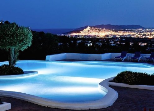 Villa Alaniz: Luxury 8-Bedroom Finca Overlooking Ibiza Town