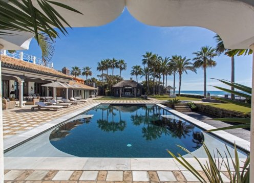 Villa Melany in Marbella – Stunning Frontline Beach Mansion